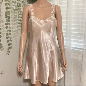 Sz M Vintage 1999 California Dynasty Chemise Slip Dress Nightgown